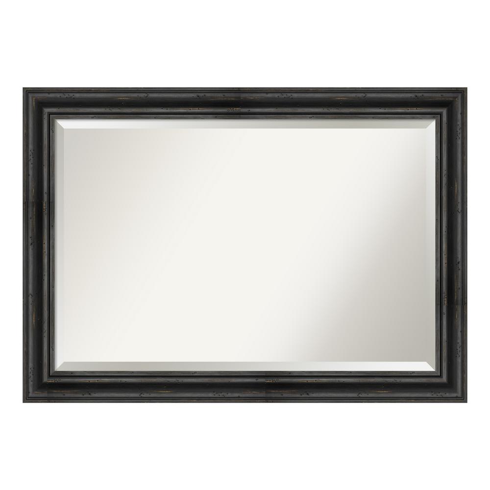 Amanti Art Rustic Pine Black Bathroom Vanity Mirror Dsw4093456 The Amanti Art Rustic Pine Black Bathroom Vanity Mirror