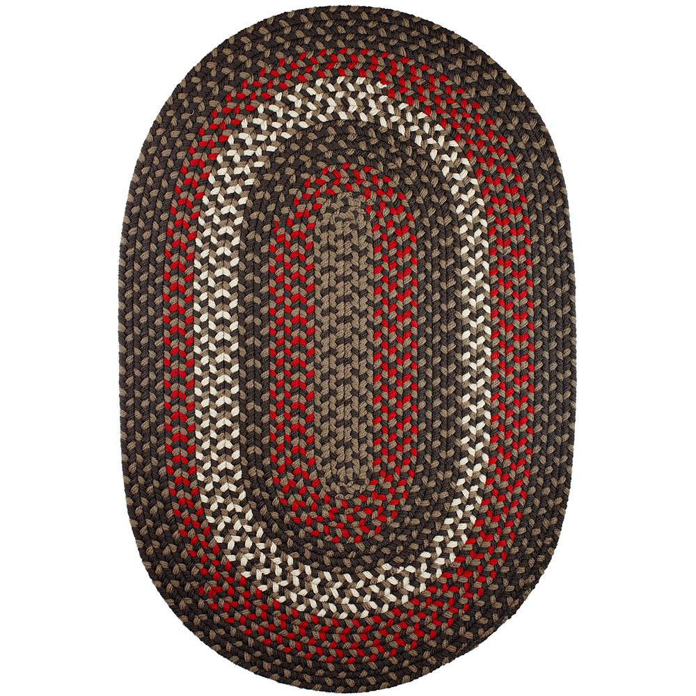 Rhody Rug Milan Velvet 5 Ft X 8 Oval Indoor Outdoor Braided Oval Indoor Outdoor Braided Area Rug