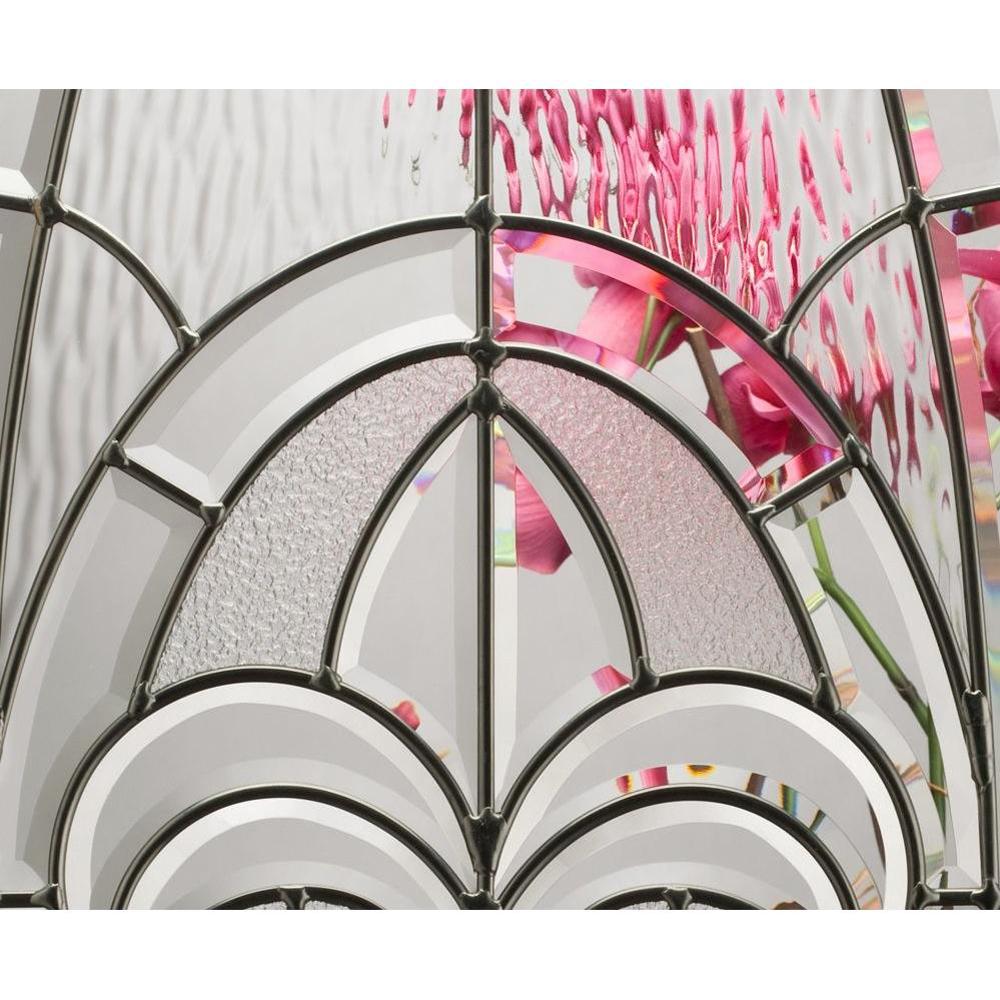 Masonite 36 In X 80 In Fleur De Lis 3 4 Oval Lite Right Hand