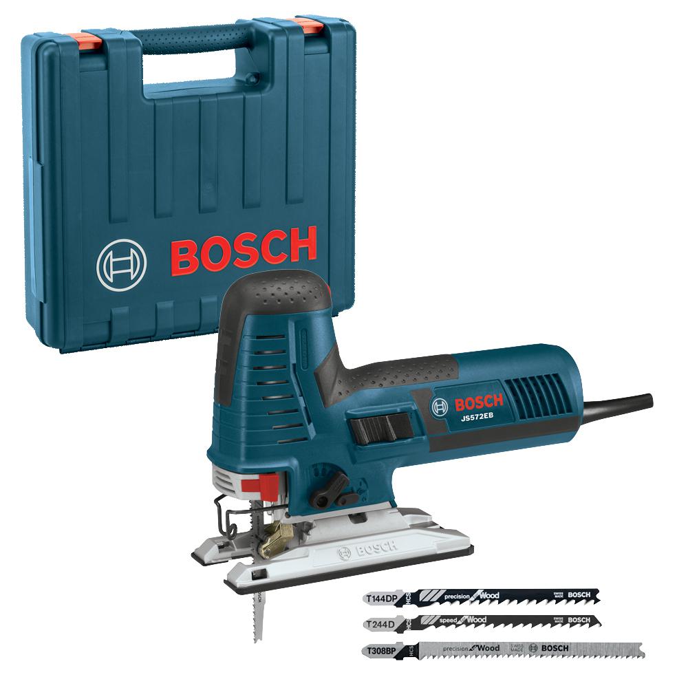 Bosch 6 Amp Corded Variable Speed Top Handle Jig Saw Kit With