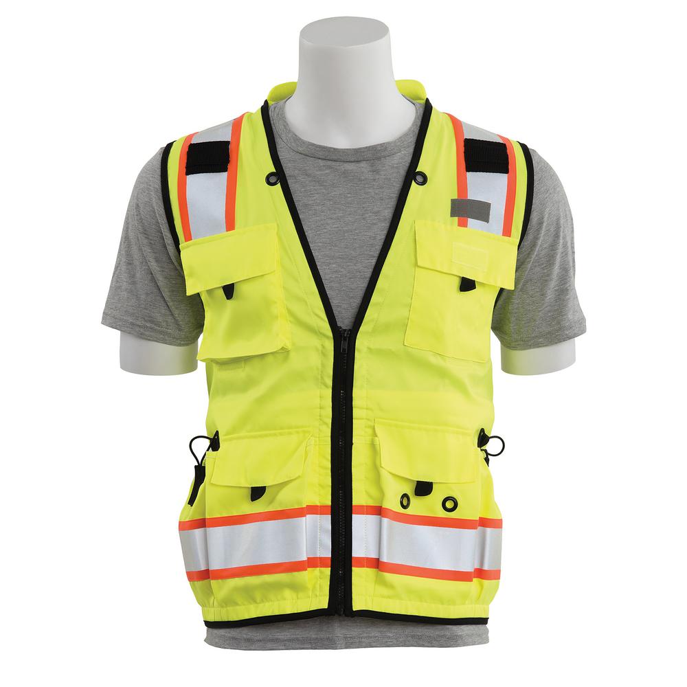 S252C Small HVL MeshSolid Polyester Surveyor Vest S252C Small HVL MeshSolid Polyester Surveyor Vest