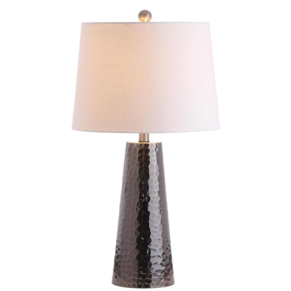 hammered table lamp