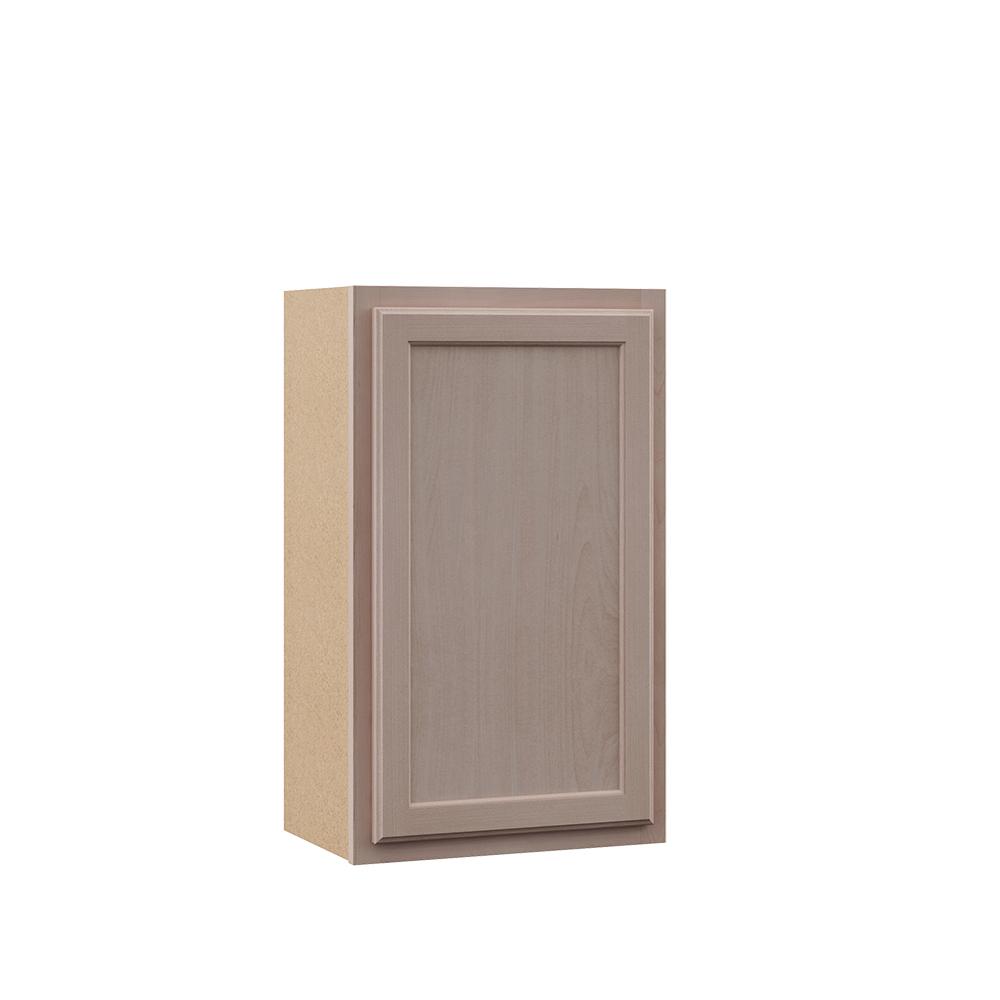 Yow Unfinished Assembled 18x30x12 in. Wall Kitchen Cabinet in Beech, Unfinished Beech