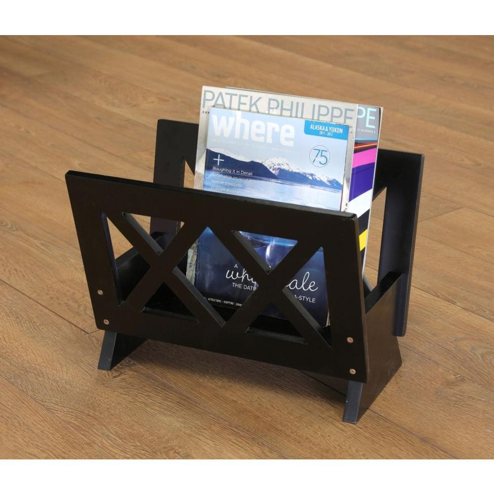 Homecraft Furniture Home Craft Black Contemporary Magazine Rack Homecraft Furniture Home Craft Black Contemporary Magazine Rack Mag15bk The Depot