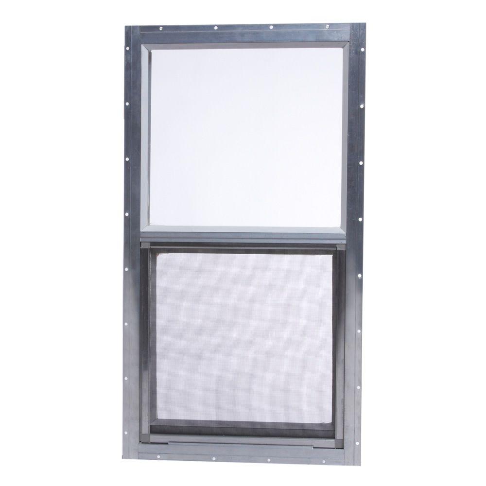 Single Pane Replacement Aluminum Hung Windows Mobile Home Single Hung Aluminum Window Gray