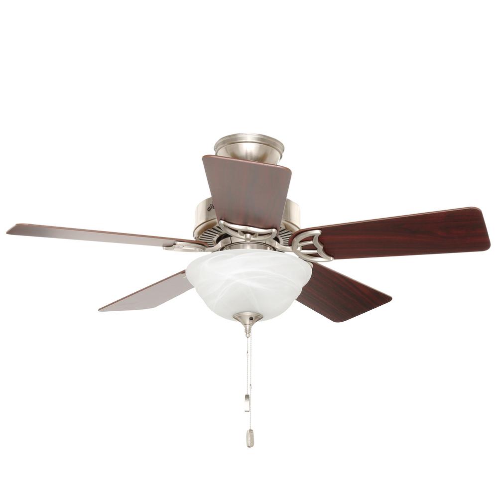 Hunter Kensington 42 in. Indoor Brushed Nickel Ceiling Fan with Light