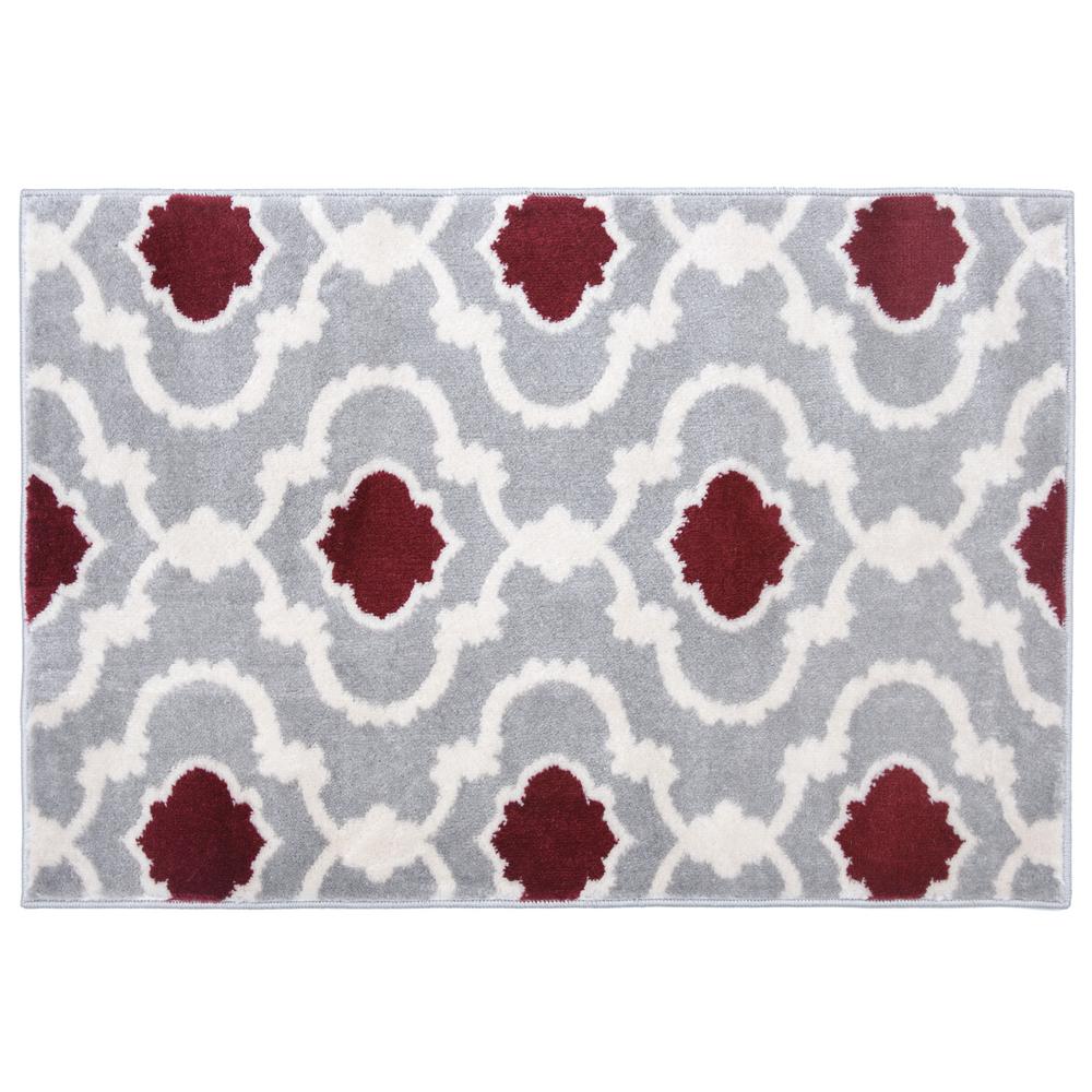 Moroccan Trellis Contemporary Red Indoor Rug 24 X36 310 G 2x3 Moroccan Trellis Contemporary Red Indoor Rug 24 X36 310 G 2x3 The Home Depot