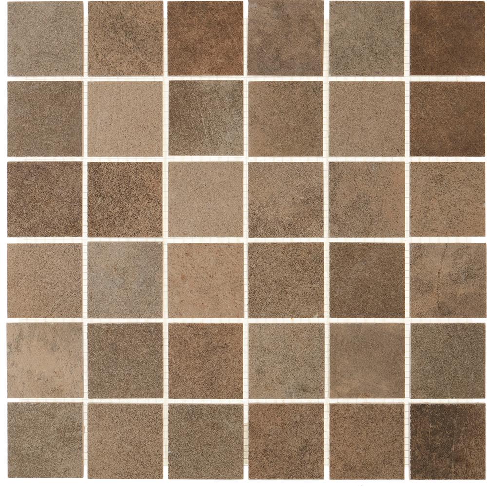 Metro Brown 12 In X 9mm Matte Glazed Porcelain Rectified X 9mm Matte Glazed Porcelain Rectified