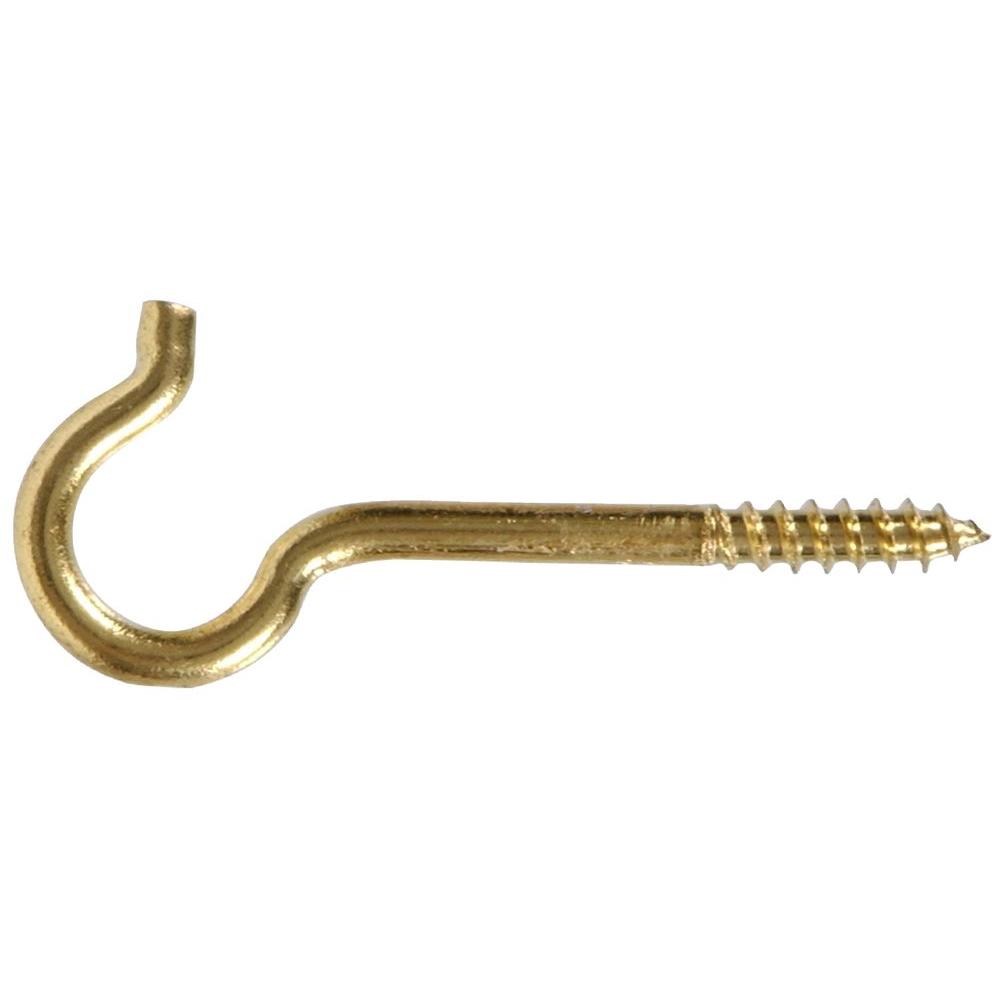 Brass - Screw Eyes - Metal Hooks - The Home Depot