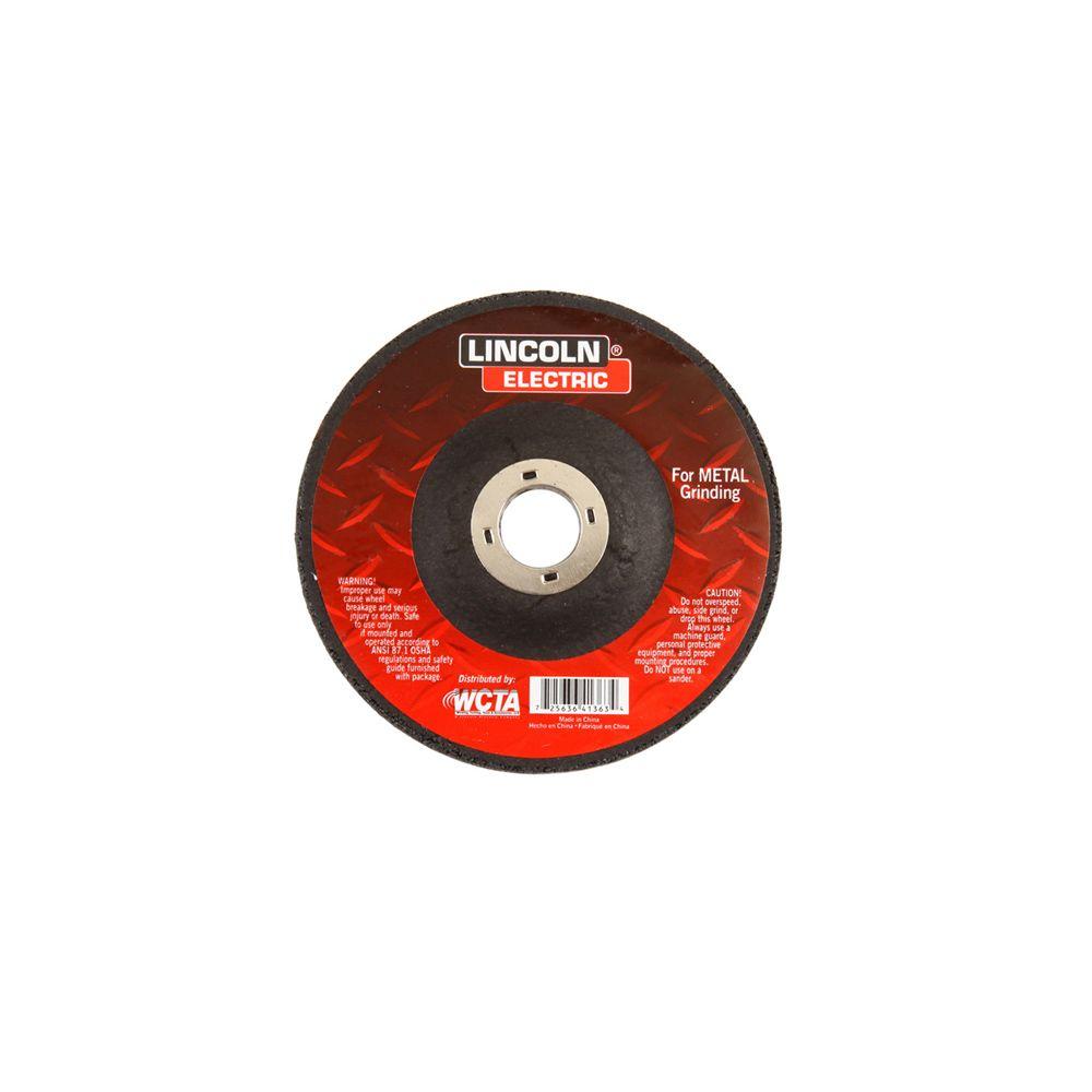 Lincoln Electric 11/2 in. x 1 in. Black Aluminum Oxide Grinding WheelKH106 The Home Depot