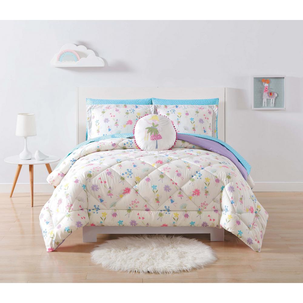 Twin Xl Comforters Comforter Sets Bedding Bath The Home Depot Kids Garden Fairies Multi Twin Xl Comforter Set