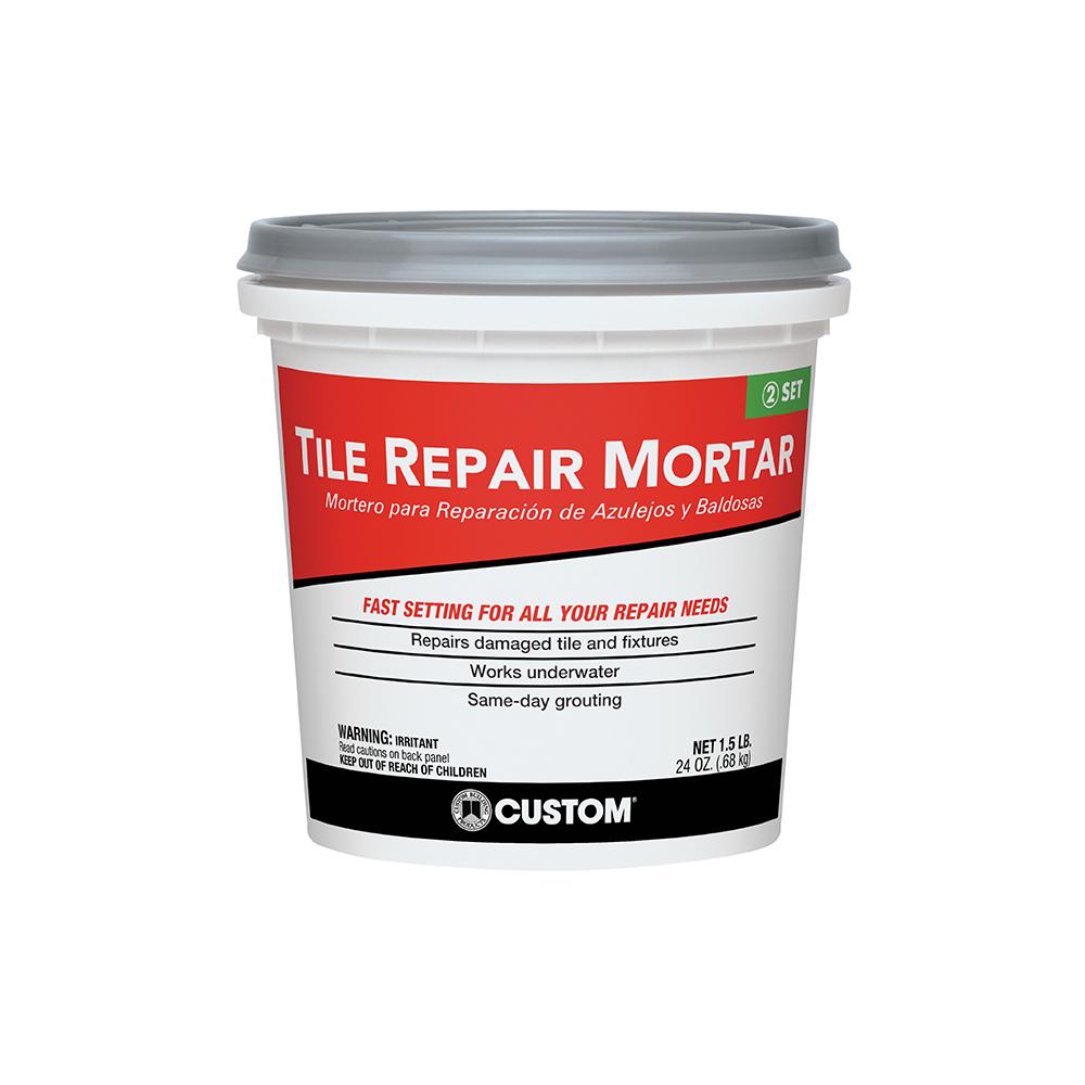 Custom Building Products 1.5 lb. White Tile Repair MortarTRMW1 The
