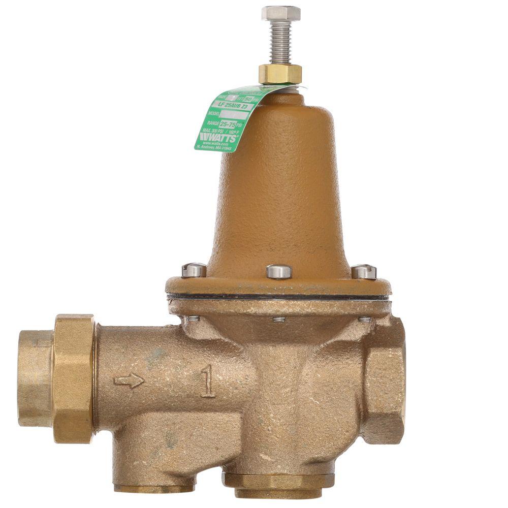 Watts 1 In Lead Free Brass FPT X FPT Water Pressure Reducing Valve 1 