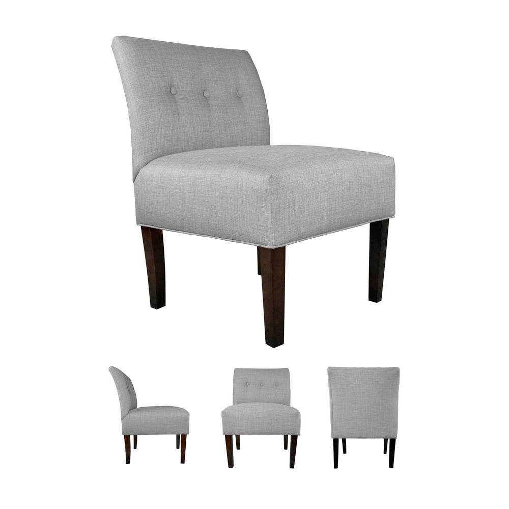 MJL Furniture Designs Button Multi-Color Tufted Accent Chair-SAMANTHA