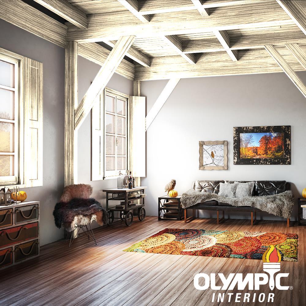 Olympic 1 Gal Pickled Oak Oil Based Wood Penetrating Interior