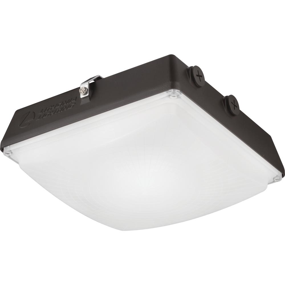 Cny 100 Watt Bronze Outdoor Integrated Led Canopy Area Light Cny 100 Watt Bronze Outdoor Integrated Led Canopy Area Light