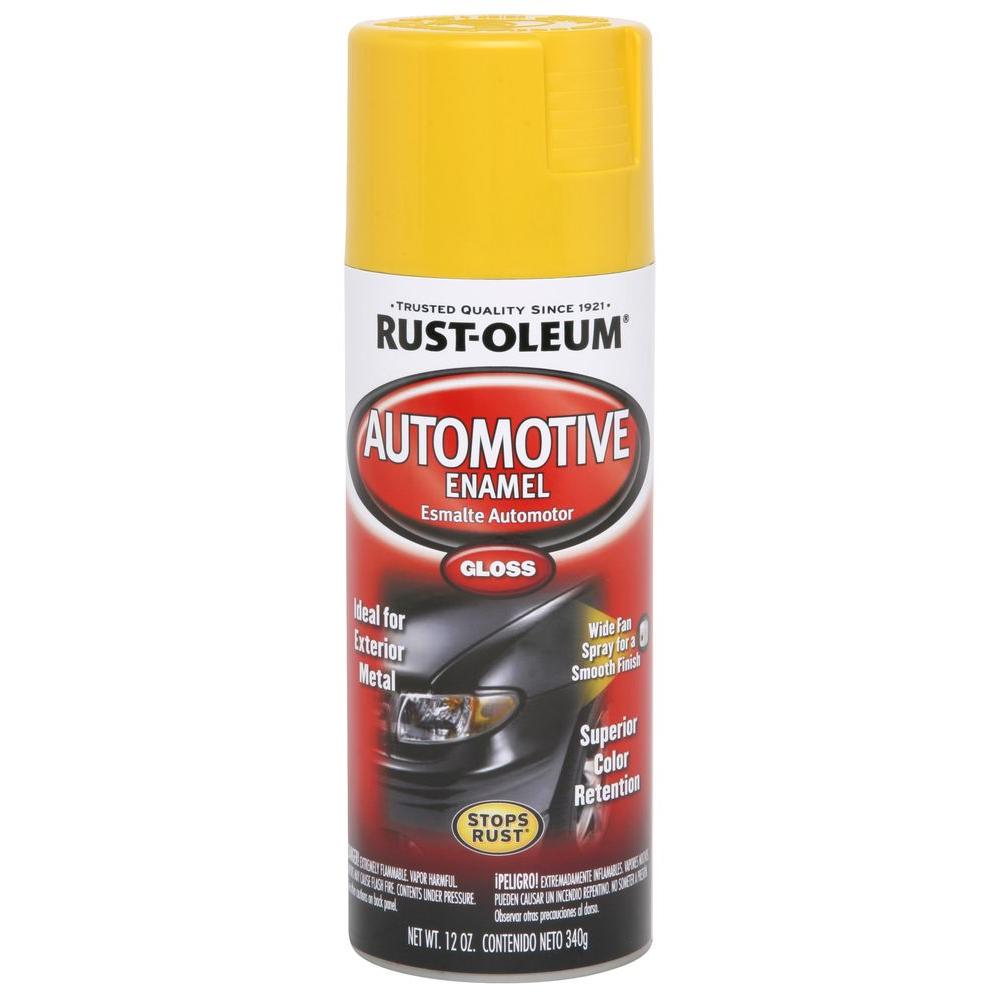 RustOleum Automotive 12 oz. Gloss Extreme Yellow Enamel Spray Paint (6