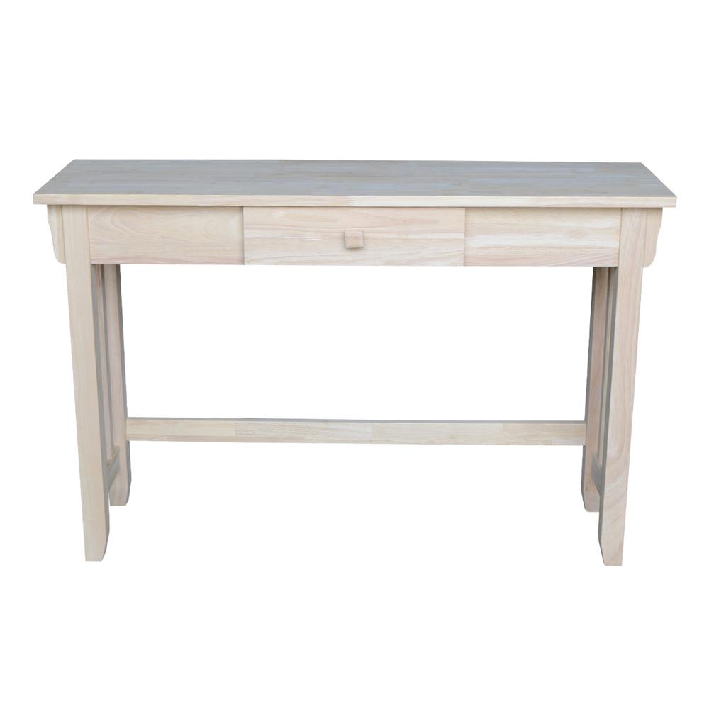 International Concepts Unfinished Storage Console Table Ot