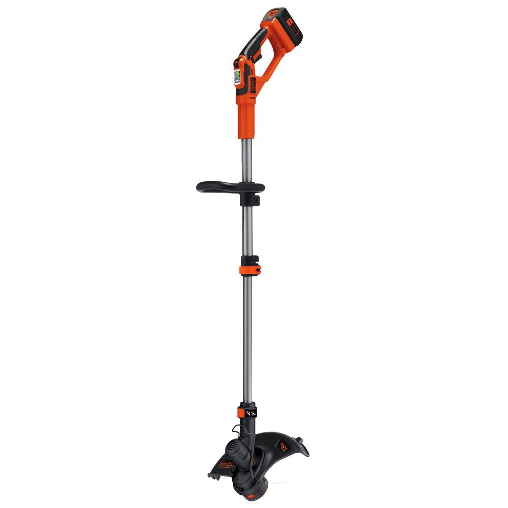 Black & Decker 13 inch 40-Volt MAX Lithium-Ion Cordless 2-in-1 String Grass... by BLACK+DECKER