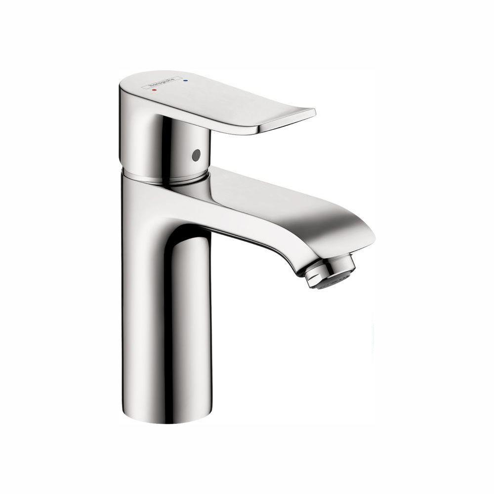 Hansgrohe Metris Single Hole 1 Handle Low Arc Bathroom Faucet In