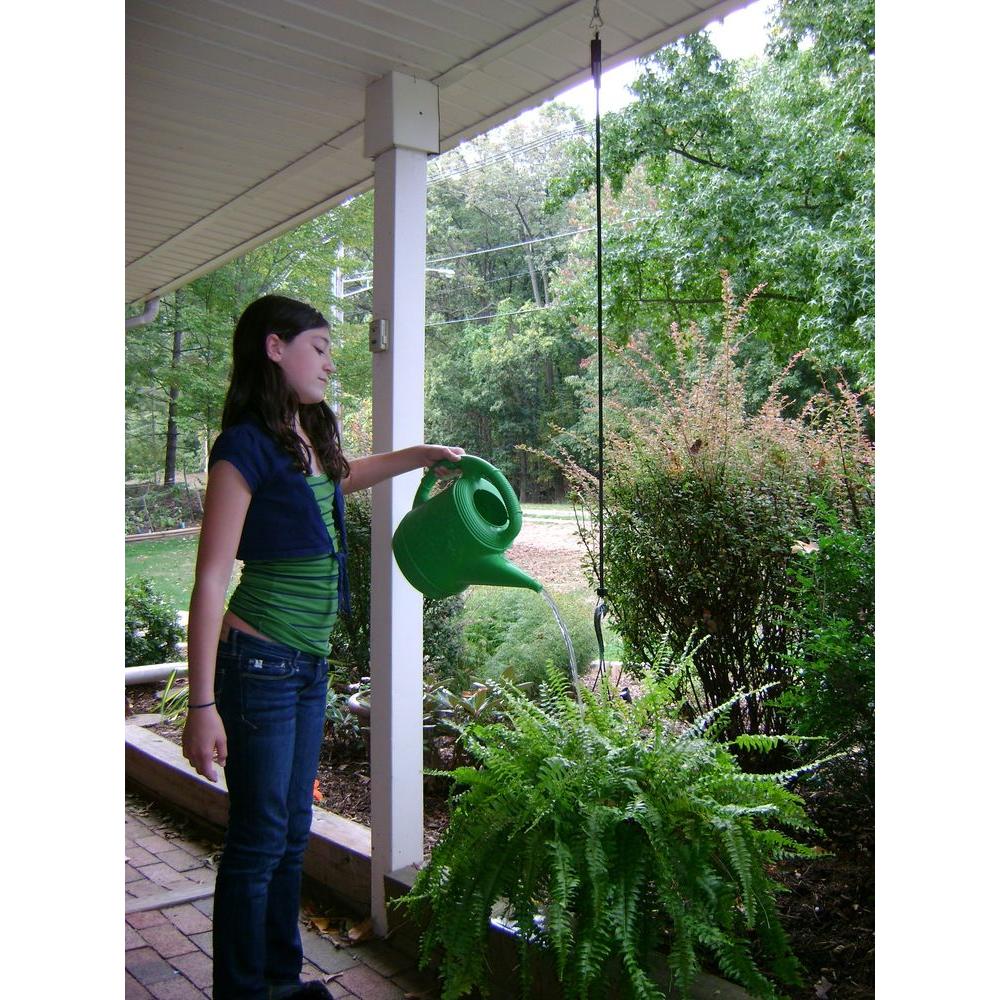 Riverstone Pulley System For Hanging Plants And Bird Feeders 3