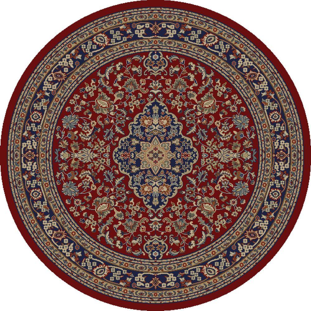 Concord Global Trading Persian Classics Mahal Red 5 ft. 3 in. Round