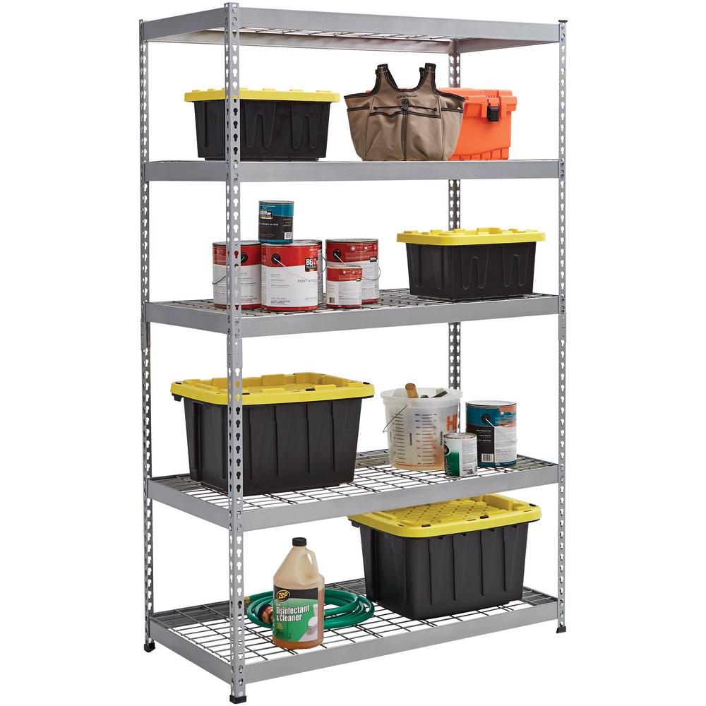 48x18x72 Detachable Layered Multi Purpose Nsf Commercial Metal Rack For Garage Pantry Black 6 Tier Heavy Duty Shelving Unit W Wheels 4800 Lbs Height Adjustable Organizer Garage Storage Unit Garage Storage Utility Shelves