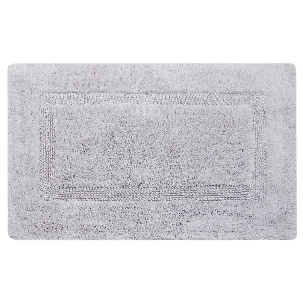 Gray 17 in. x 24 in. Outside Border Bath Mat-86OBO5407017x24 - The Home Depot