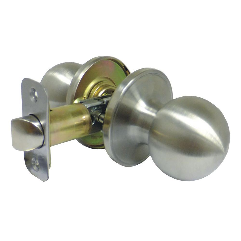 Faultless Ball Stainless Steel Passage Hall Closet Door Knob