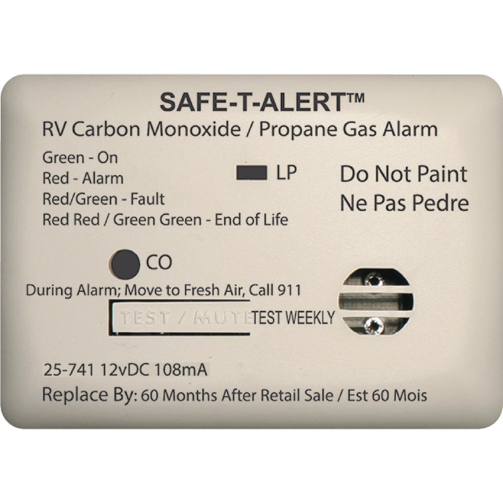MTI Industries 25 Series 12Volt SafeTAlert Mini RV Dual Carbon