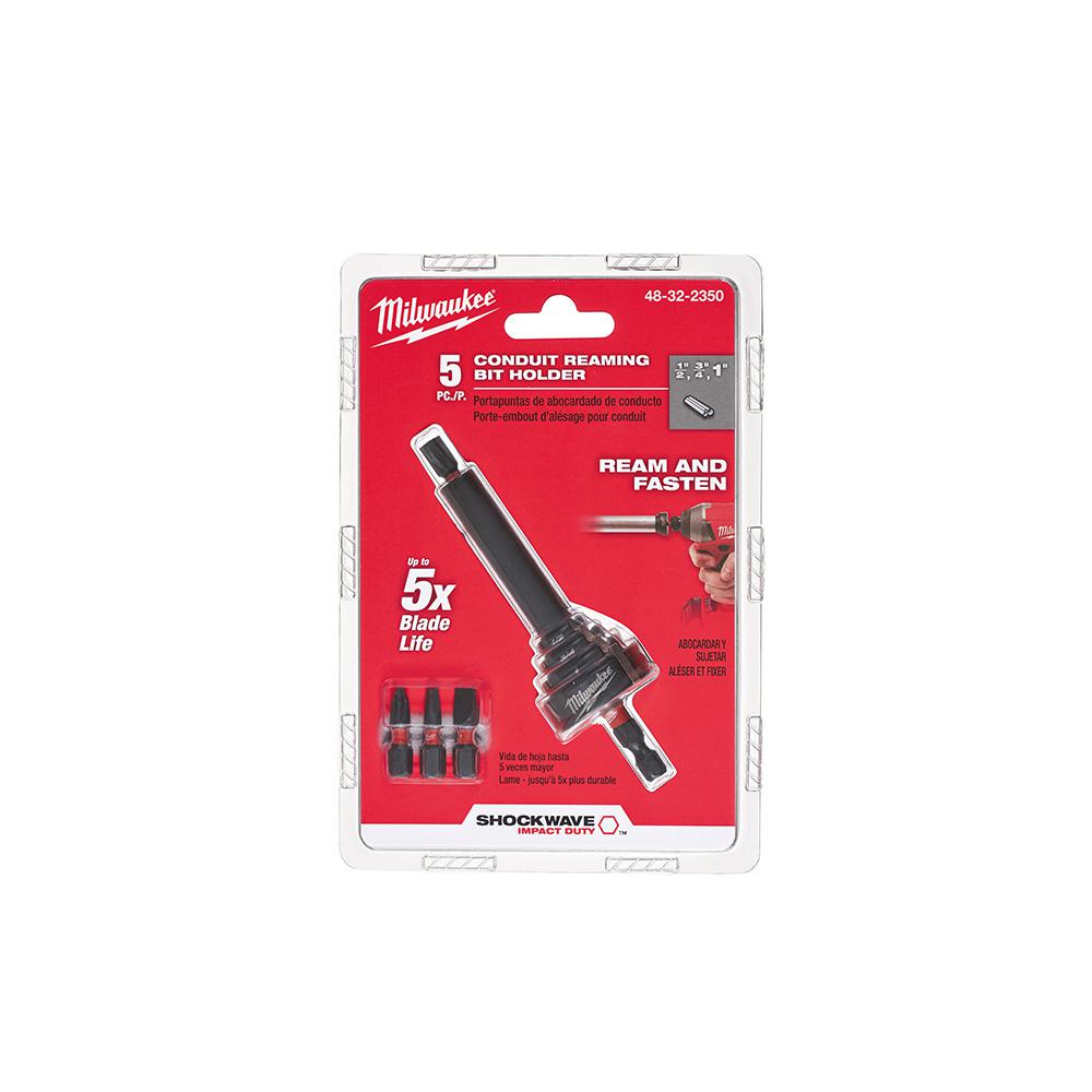 Milwaukee SHOCKWAVE Conduit Reaming Bit Holder48322350 The Home Depot