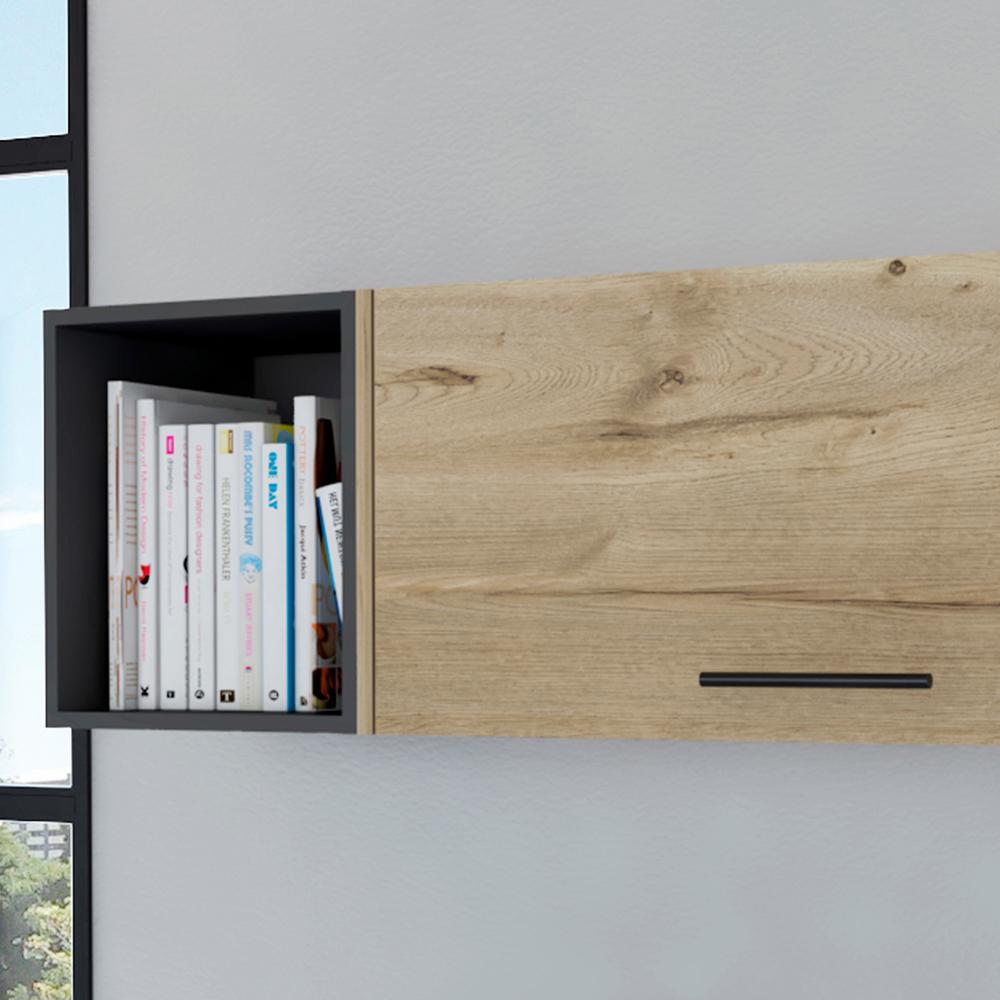 Rst Brands Aster 47 In X 13 Natural Wood Wall Shelf With