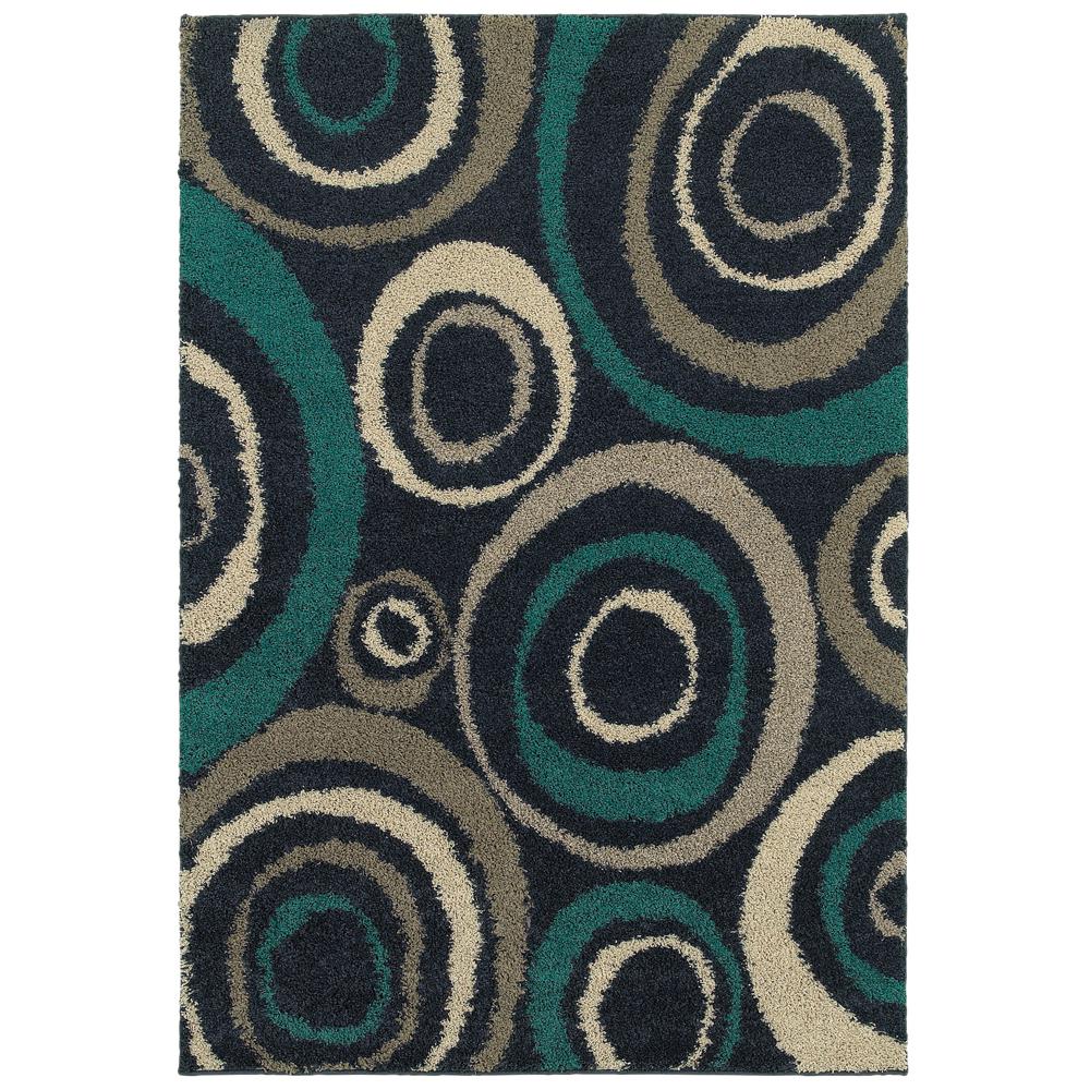 Teal Area Rugs The Home Depot Orbit Teal