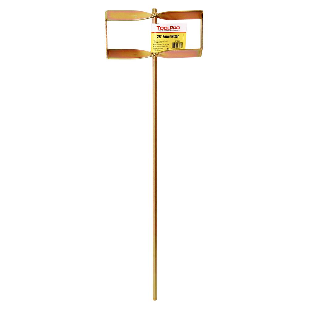 ToolPro 28 inch Drywall Mud Mixer with Pail Saver Tip by ToolPro