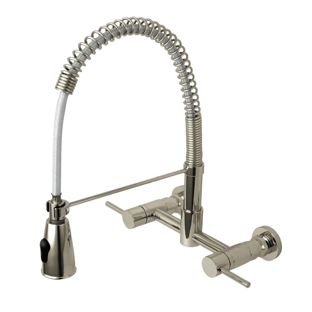 Brushed Nickel Kingston Brass Pull Down Faucets Hgs8288dl 64 600 