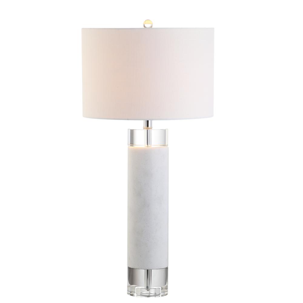 white crystal table lamp