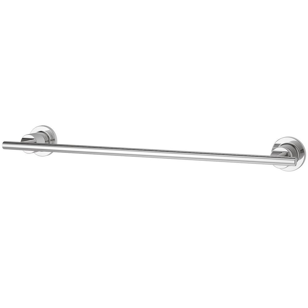 Pfister Towel Bars Bathroom Hardware The Home Depot Contempra 18 In Towel Bar Polished Chrome
