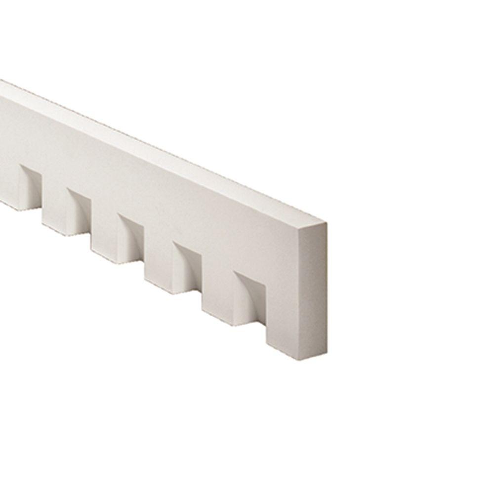 Fypon 15/8 in. x 53/4 in. x 96 in. Polyurethane Dentil Moulding