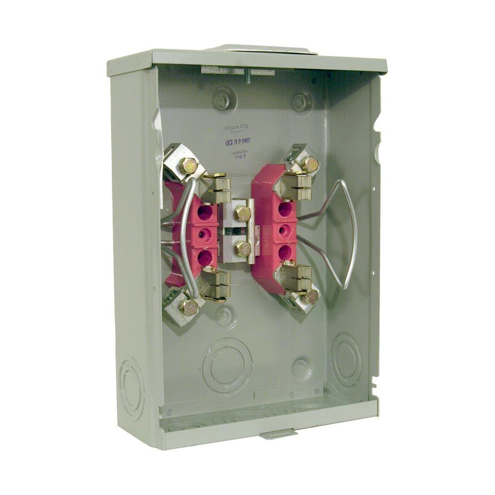 Square D 200 Amp RinglessLever Bypass Overhead or Underground Meter