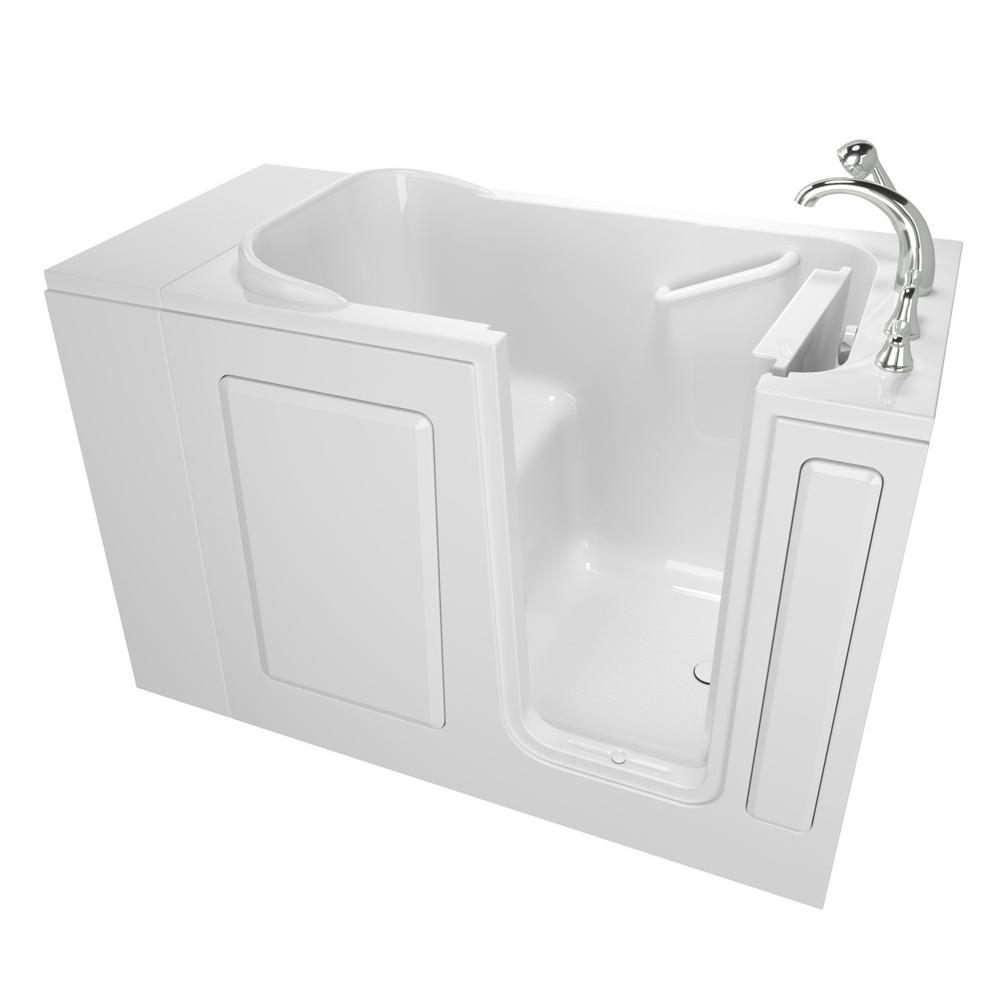 Safety Tubs Value Series 48 in. Walk-In Bathtub in White-SSA4828RS-WH