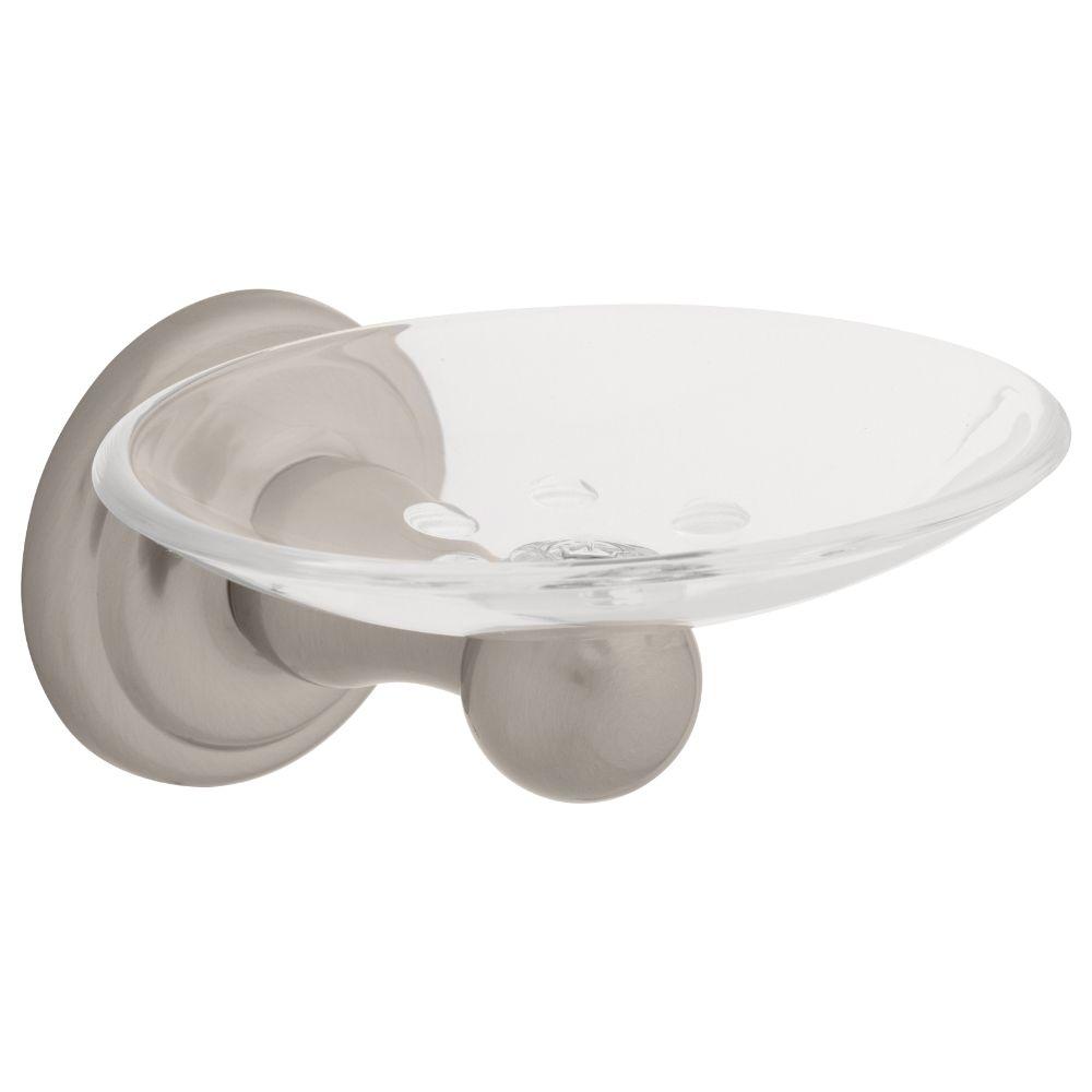 Franklin Brass Jamestown Wall Mounted Soap Dish In Brushed Nickel   Brushed Nickel Franklin Brass Soap Dishes 127720 64 1000 