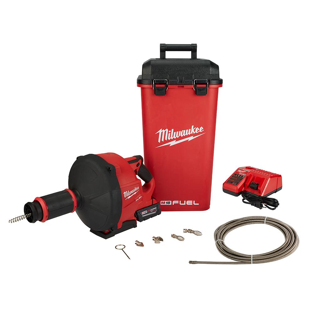 Milwaukee M18 FUEL 18-Volt Lithium-Ion Cordless Drain Cleaning Snake Auger with... by Milwaukee