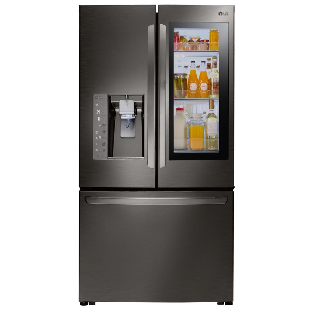 Black Stainless Steel Refrigerators Liances The Home Depot 30