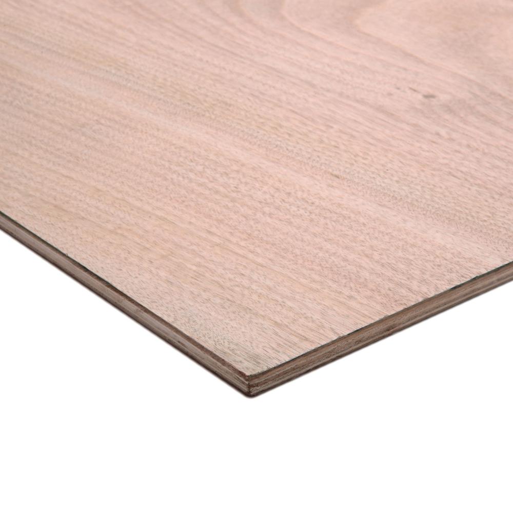 1/2 in. x 2 ft. x 4 ft. Gaboon Virola Plywood209759 The Home Depot