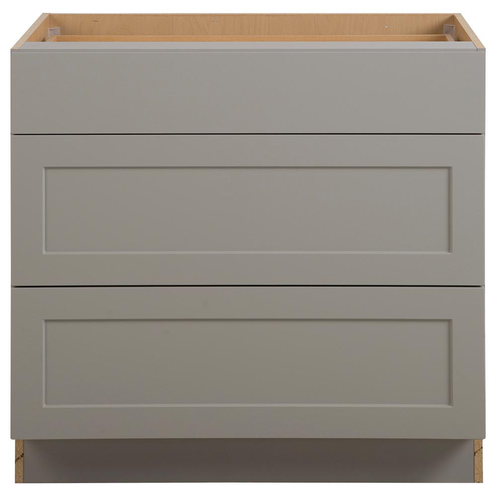 Hampton Bay Cambridge Shaker Assembled 36x34.5x24.5 in. Base
