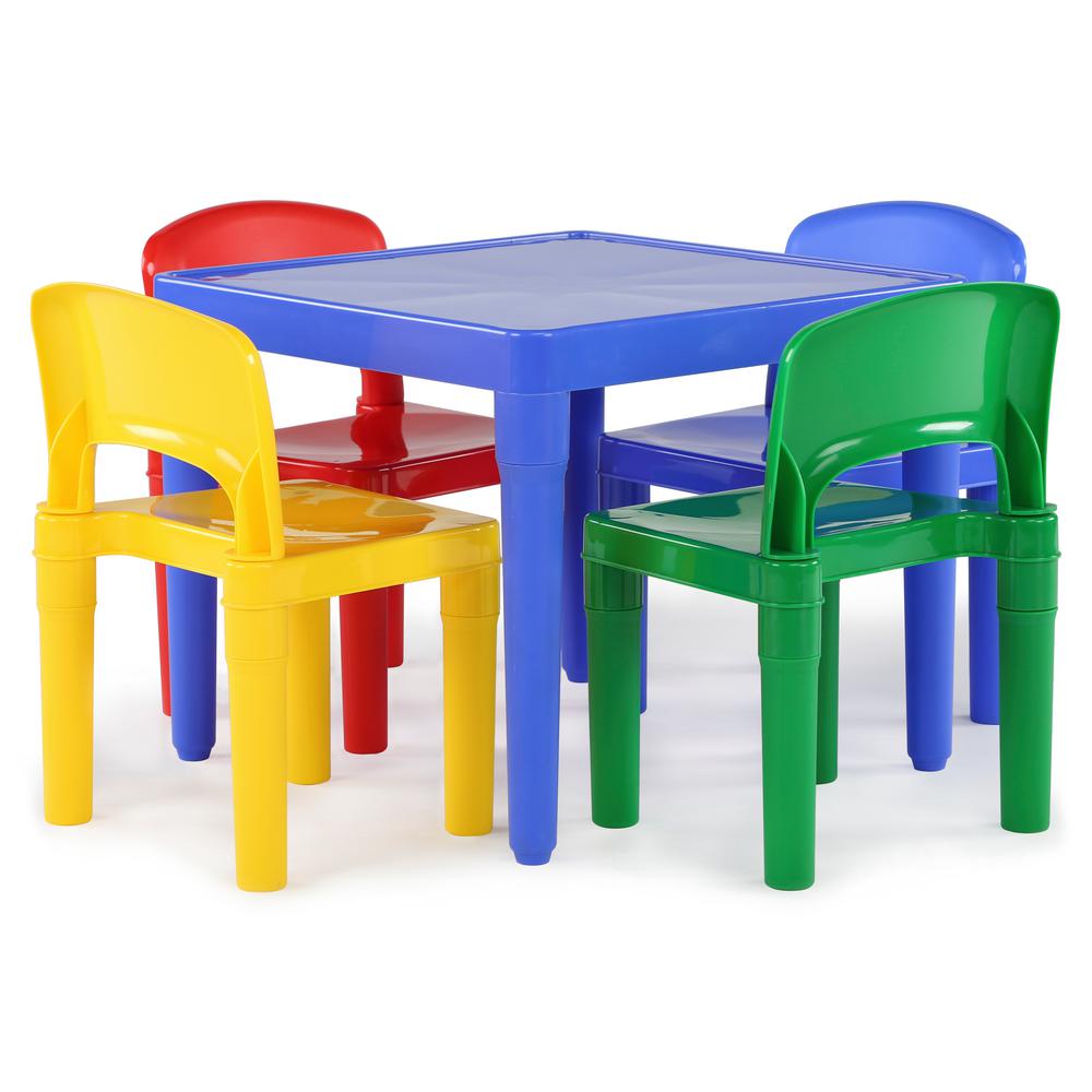 tot-tutors-playtime-5-piece-primary-colors-kids-plastic-table-and-chair