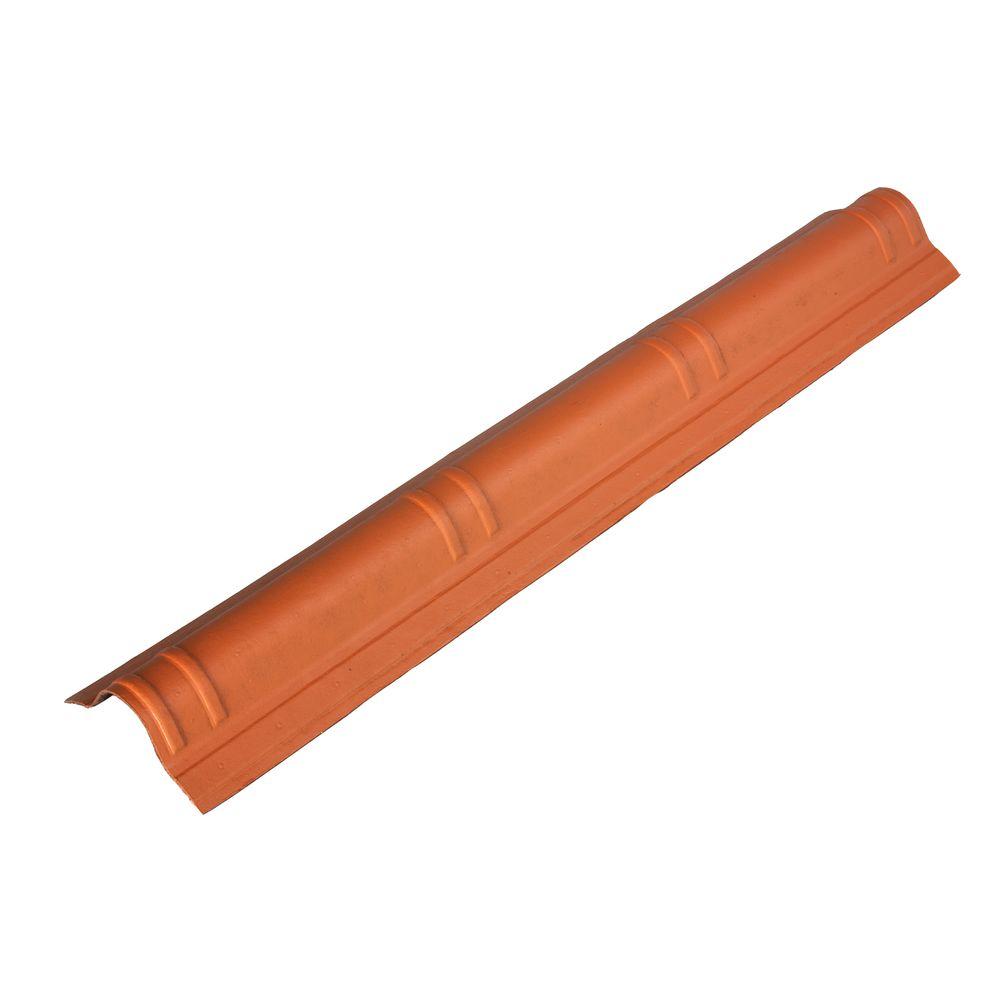 Onduvilla 41.5 in. x 7 in. Terracotta Slim CapPS551 The Home Depot