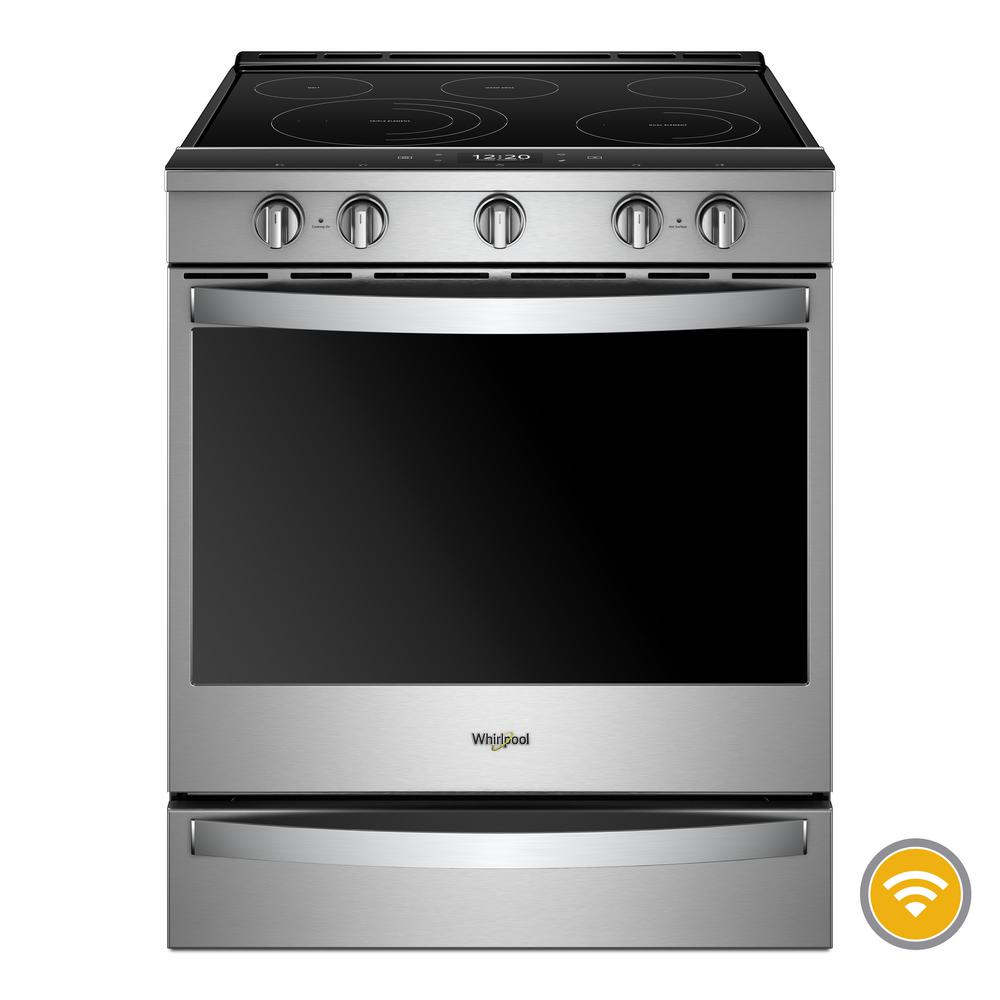 Automatic Convection Conversion Electric Ranges The Smart Slide In Electric Range With Scan To