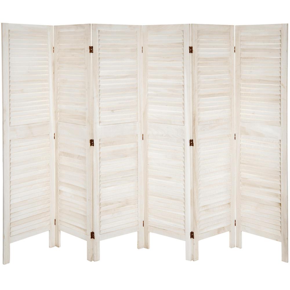 Oriental Furniture 6 Ft White Clic Venetian Panel Room Divider Oriental Furniture 6 Ft White Clic Venetian Panel Room Divider