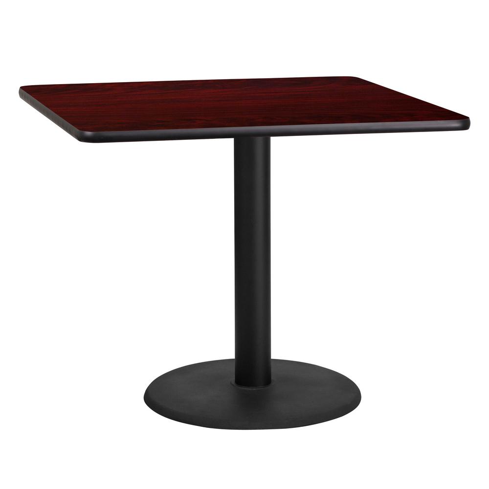 Flash Furniture Round Table Top 36//Natural//Walnut